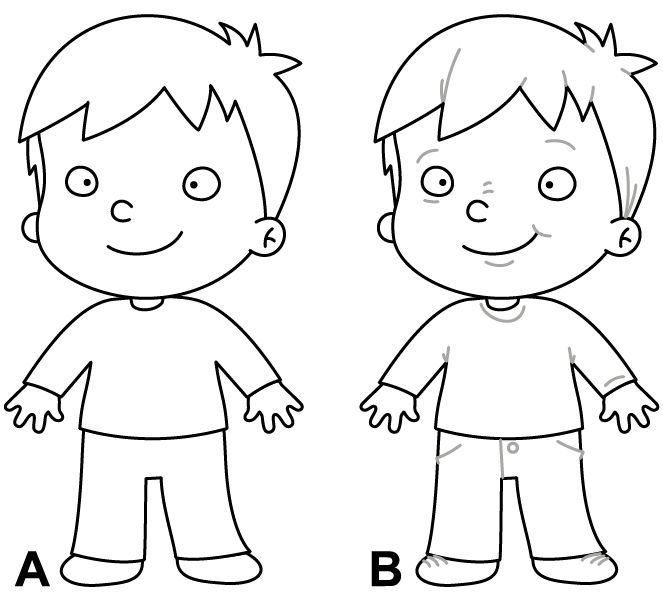 663x593 Boy Drawing Cartoon Character For Free Download - Child Cartoon Drawing