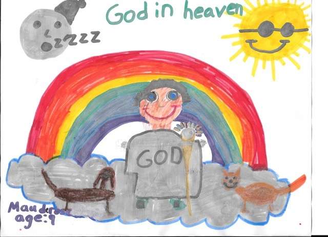 640x463 How Children See God In Drawings Guideposts - Child Drawing Book