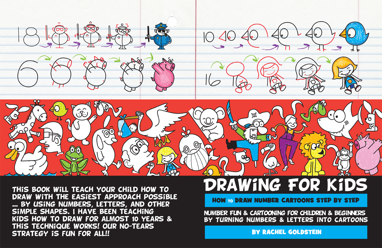 1249x810 cartooning for kids - Child Drawing Book