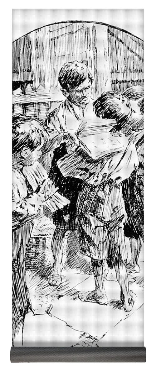 500x1171 scotland child labor, yoga mat for sale - Child Labor Drawing