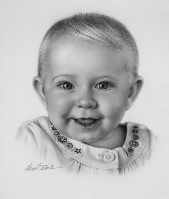 548x648 Drawings - Child Portrait Drawing