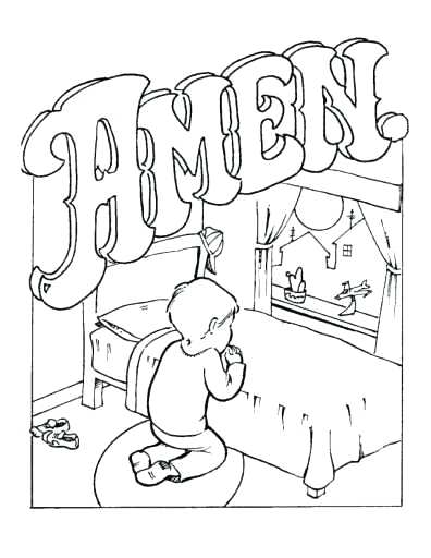 396x512 Prayer Coloring Pages Luxury Picture Child Praying New - Child Praying Drawing