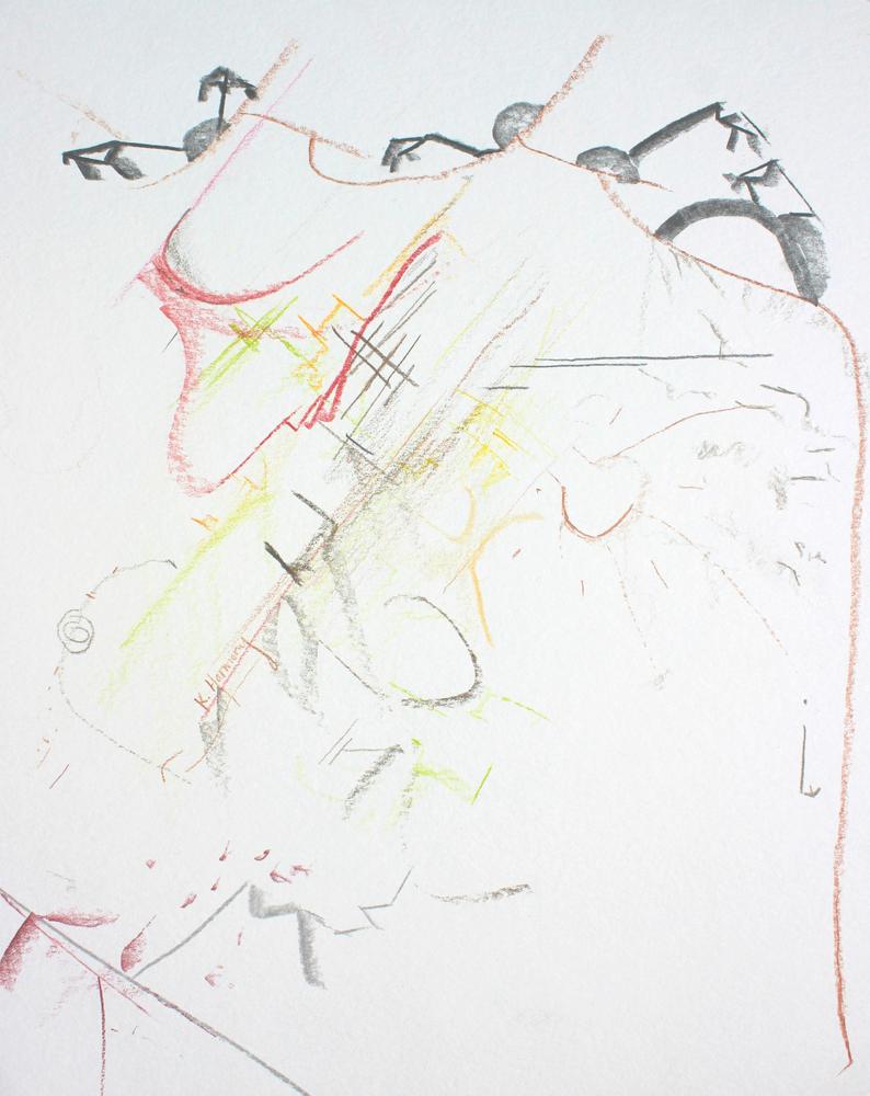 794x1000 colored pencil drawing color harmony and childhood etsy - Childhood Drawing