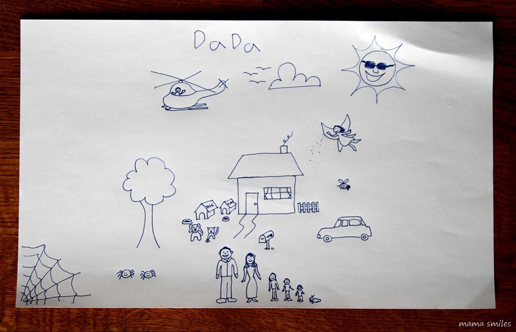 1024x659 creative childhood drawing with dad mama smiles - Childhood Drawing