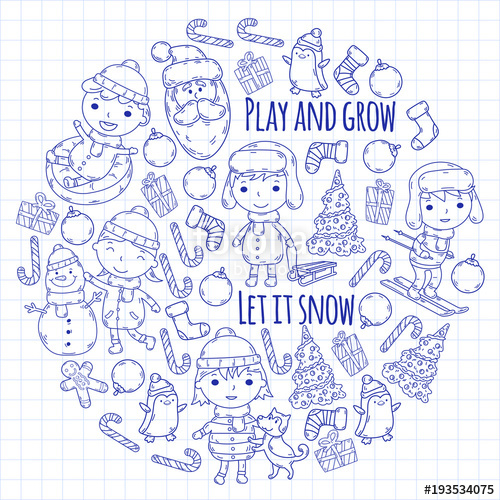 500x500 children and winter games - Children Drawing Games