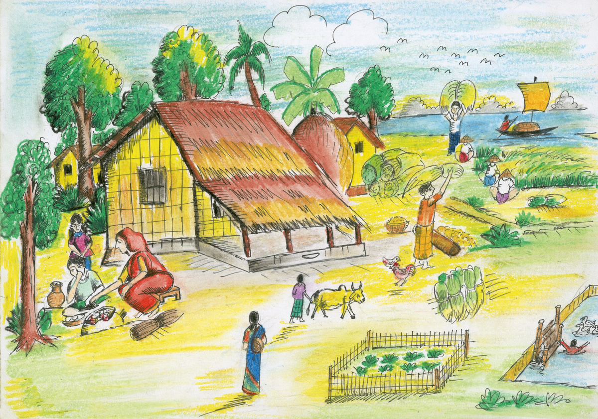 1200x841 Children Around The World Take Part In Design Challenge For Zero - Children Of The World Drawing