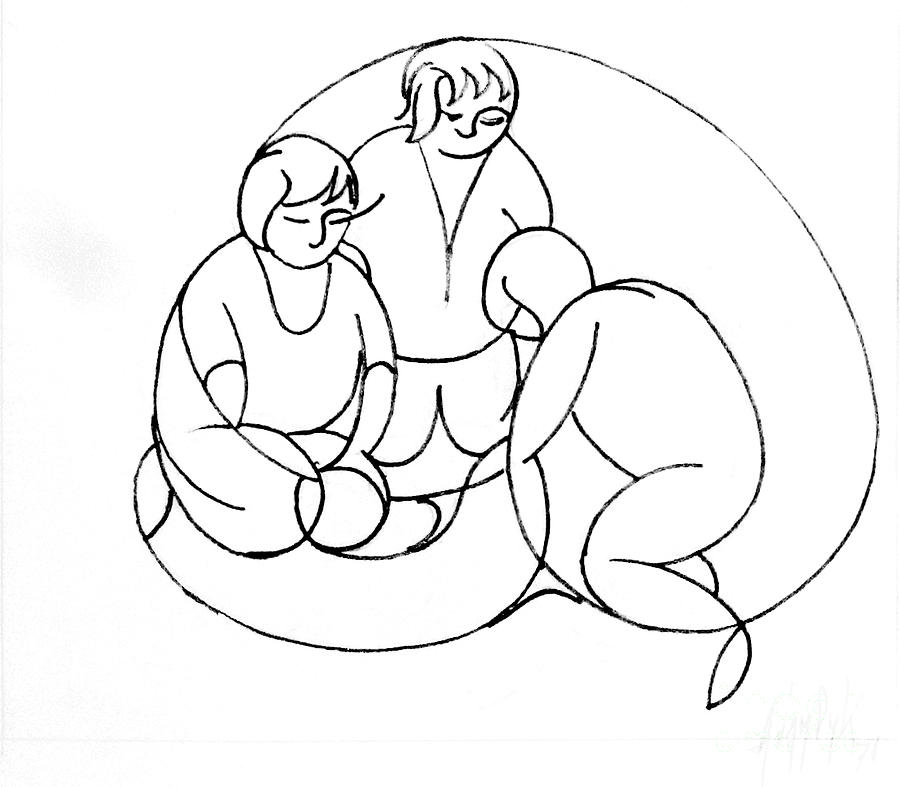 900x787 children playing dice drawing - Children Playing Drawing