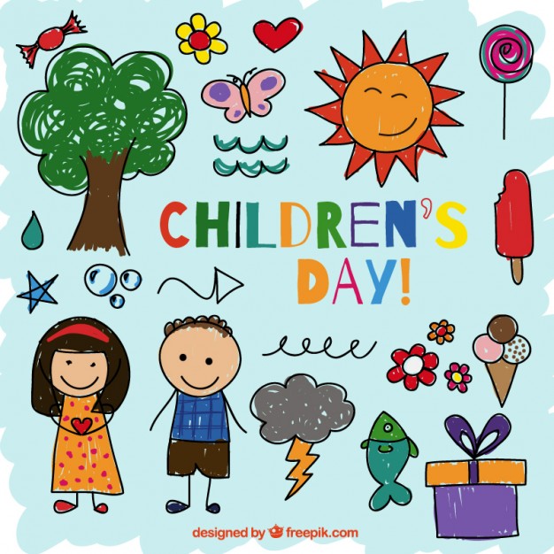 626x626 Children Day Draw Icon Collection Vector Free Download - Childrens Day Drawing