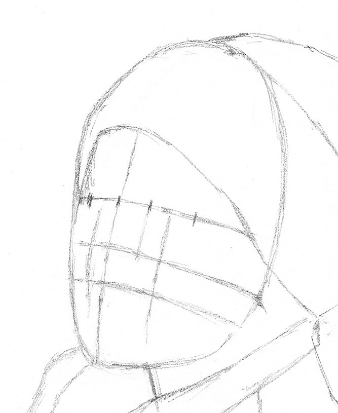 667x815 how to draw a child catching snowflakes with her tongue let - Childs Face Drawing