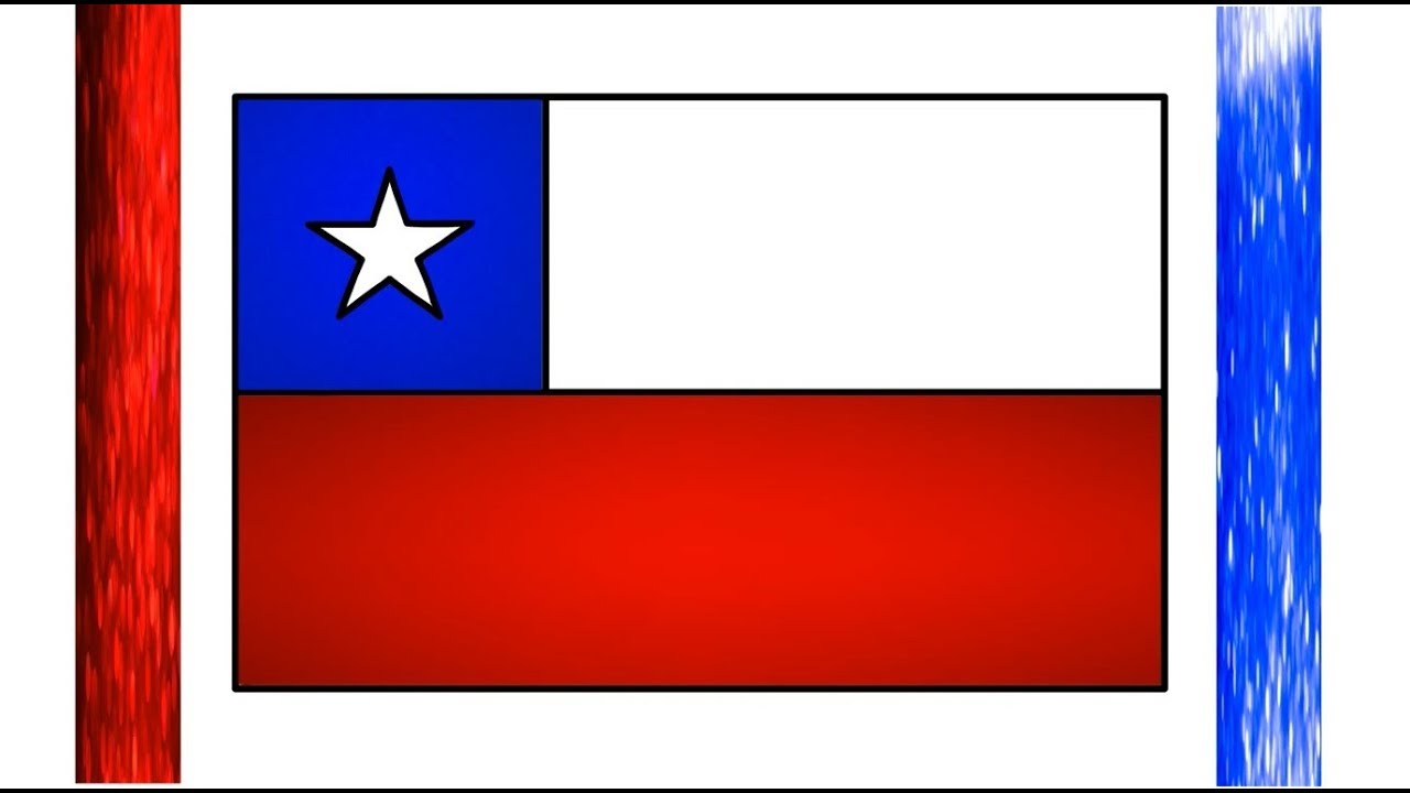 1280x720 how to draw chile flag the national flag of chilean drawing - Chile Drawing