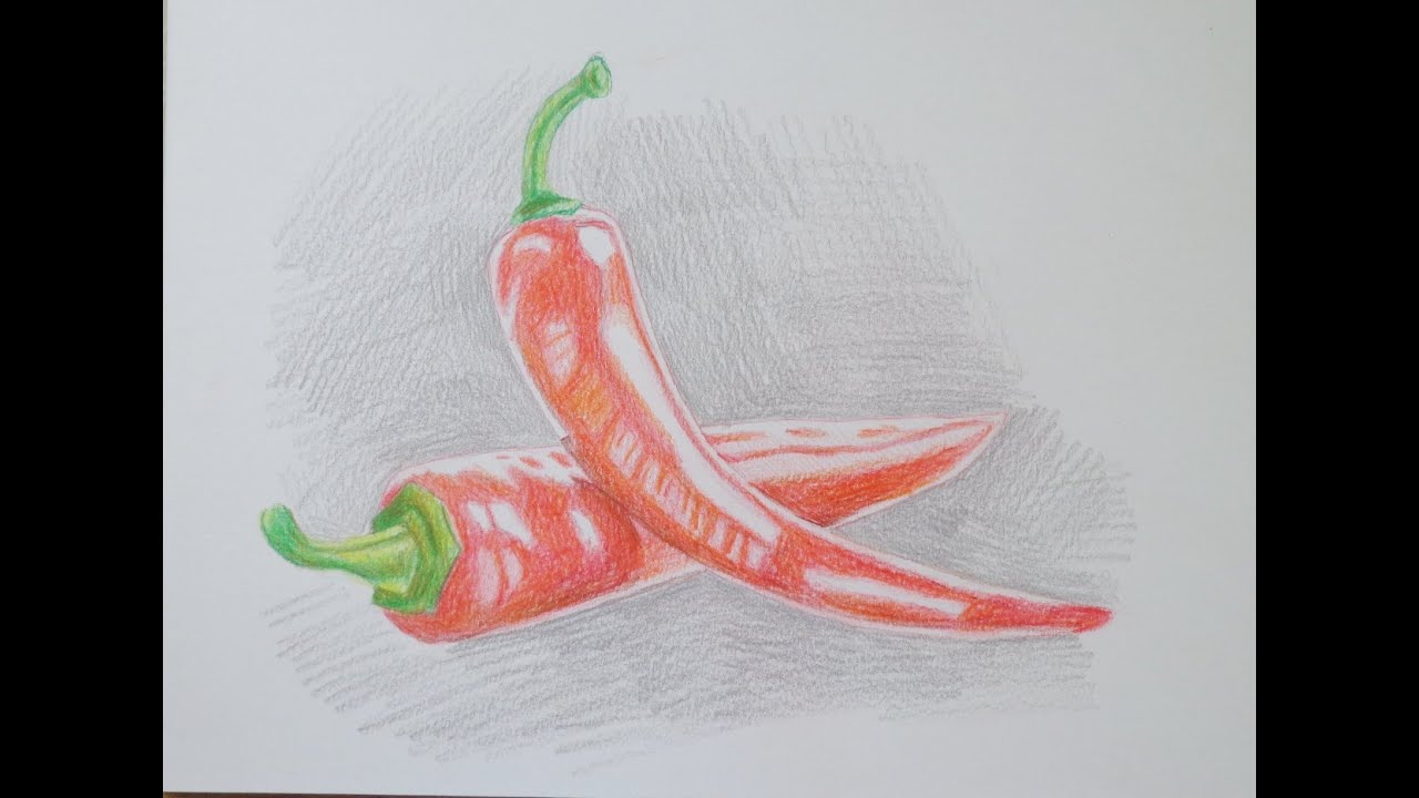 1280x720 drawing chili pepper - Chili Drawing