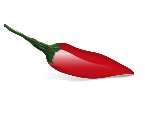 600x480 illustrating a chili pepper with illustrator's envelope distort tool - Chili Pepper Drawing