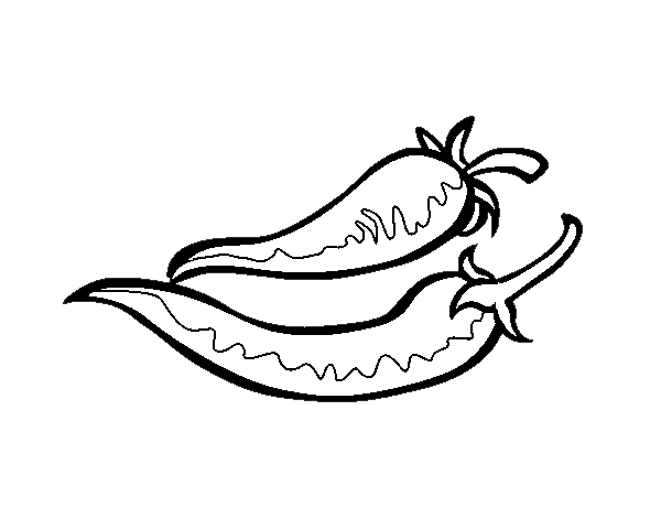 600x470 peppers drawing black and white huge freebie! download - Chili Pepper Drawing