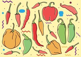 286x200 chili free vector art - Chili Pepper Drawing