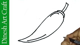 320x180 draw chilli - Chilli Drawing