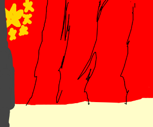 300x250 Chinese Flag Drawing - China Flag Drawing