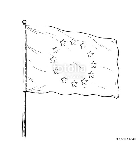 484x500 Chinese Flag Drawing - China Flag Drawing