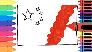320x180 Videos Flag Of China - China Flag Drawing