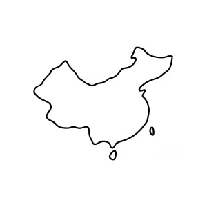 China Map Drawing at PaintingValley.com | Explore collection of China ...