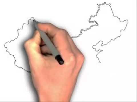 480x360 How To Draw China Map Easy Step - China Map Drawing