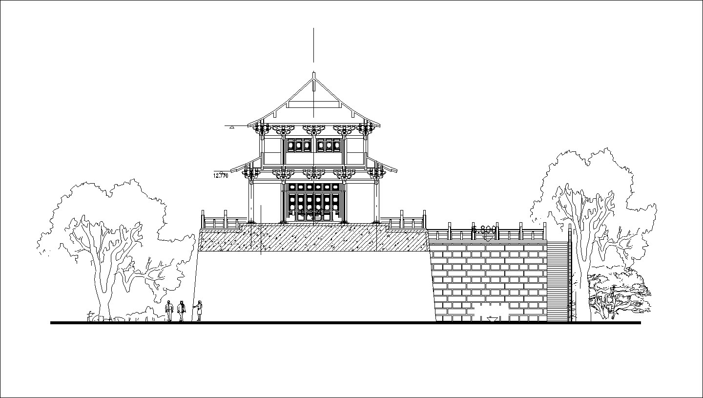 Chinese Architecture Drawing at Explore collection