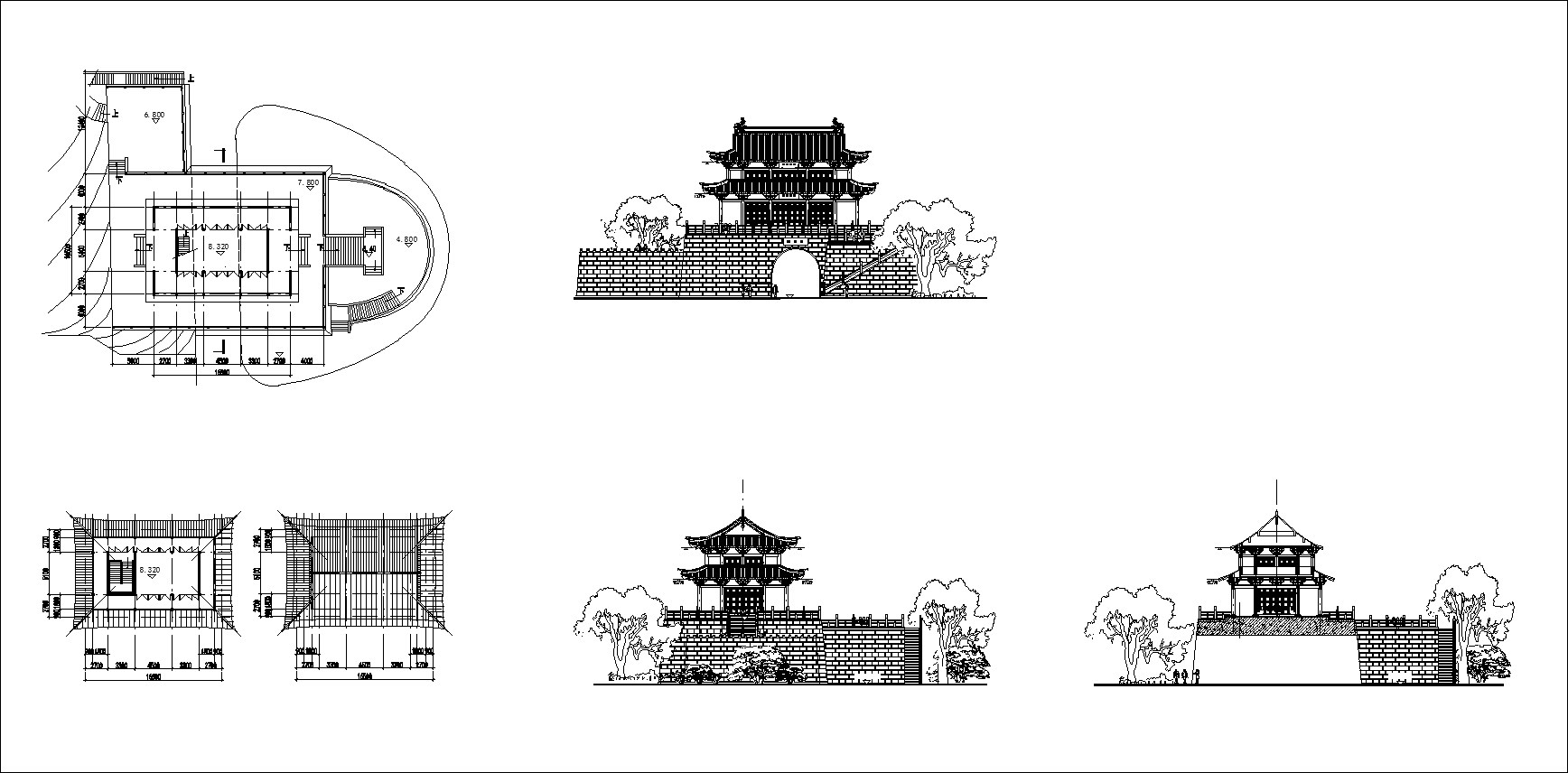 Chinese Architecture Drawing at Explore collection