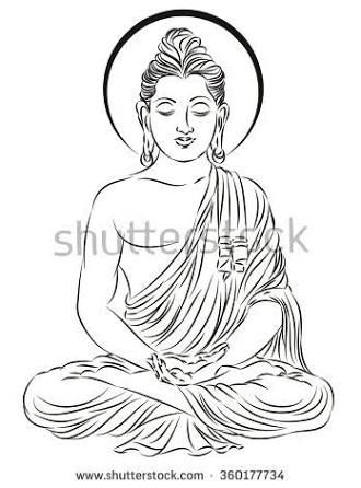 Chinese Buddha Drawing at PaintingValley.com | Explore collection of ...