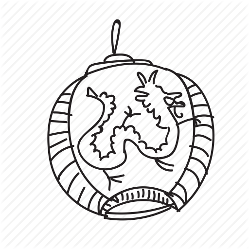 512x512 Chinese, Culture, Lantern, Light, Paper Icon - Chinese Culture Drawing