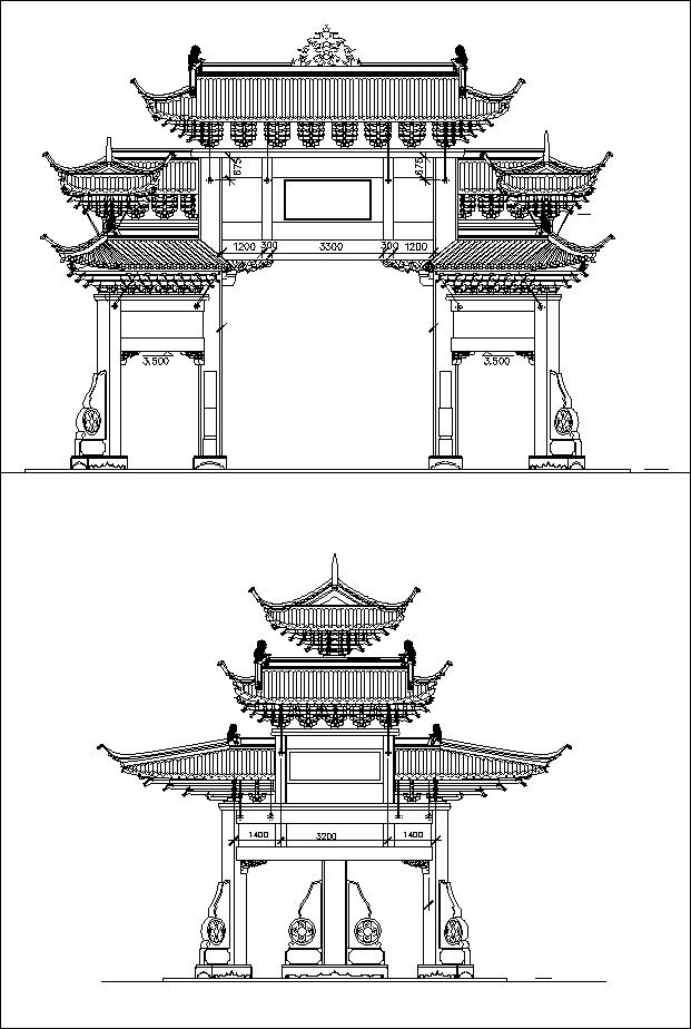 621x924 Chinese Architecture Cad Design Free Cad Blocks,drawings - Chinese Culture Drawing