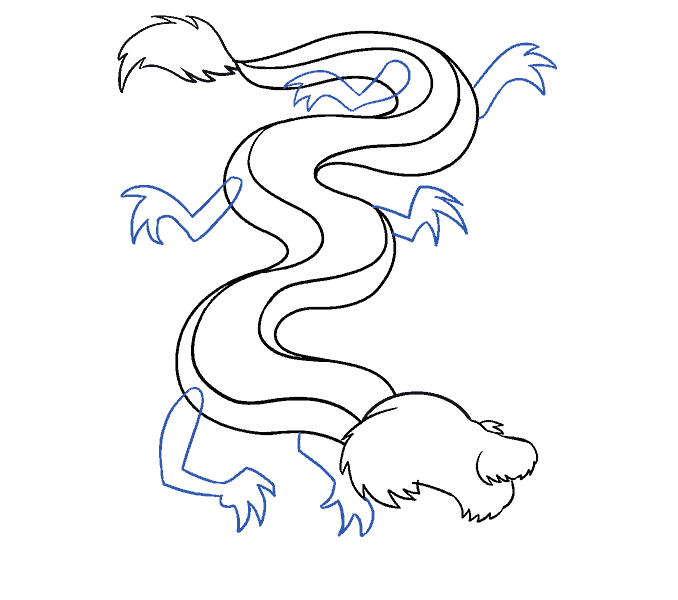 678x600 How To Draw A Chinese Dragon Easy Drawing Guides - Chinese Dragon Drawing
