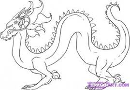 269x186 How To Draw Dragons Drawing Tutorials Drawing How To Draw - Chinese Dragon Drawing Easy