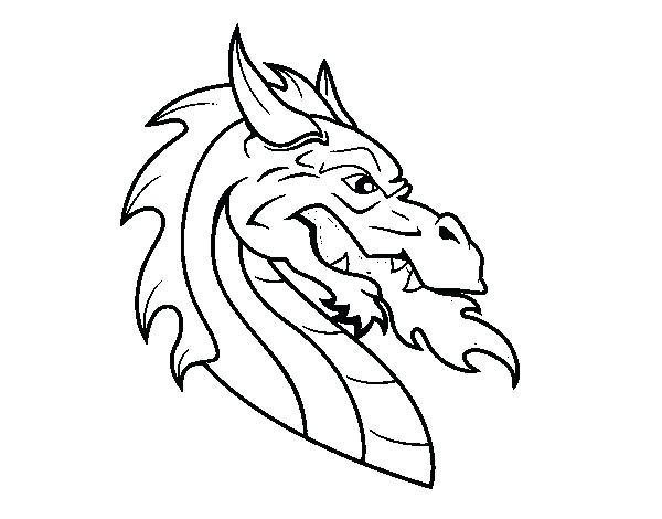 600x470 Chinese Dragon Face Drawing At Getdrawings Com Free For Personal - Chinese Dragon Drawing For Kids