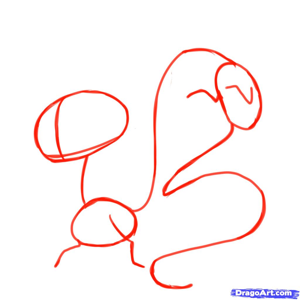 1024x1024 Draw A Chinese Dragon For Kids, Step - Chinese Dragon Drawing For Kids