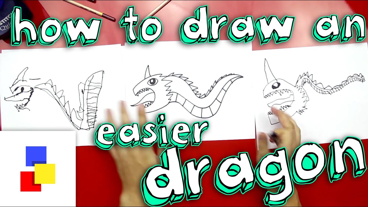 1280x720 How To Draw A Dragon - Chinese Dragon Drawing For Kids