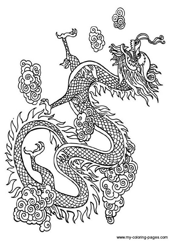 559x794 Chinese Dragon Drawing Step - Chinese Dragon Drawing Step By Step