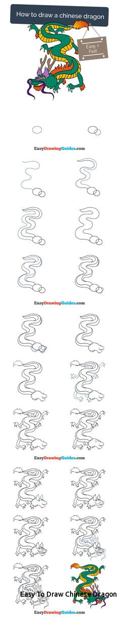 236x1221 Easy To Draw Chinese Dragon - Chinese Dragon Drawing Tutorial