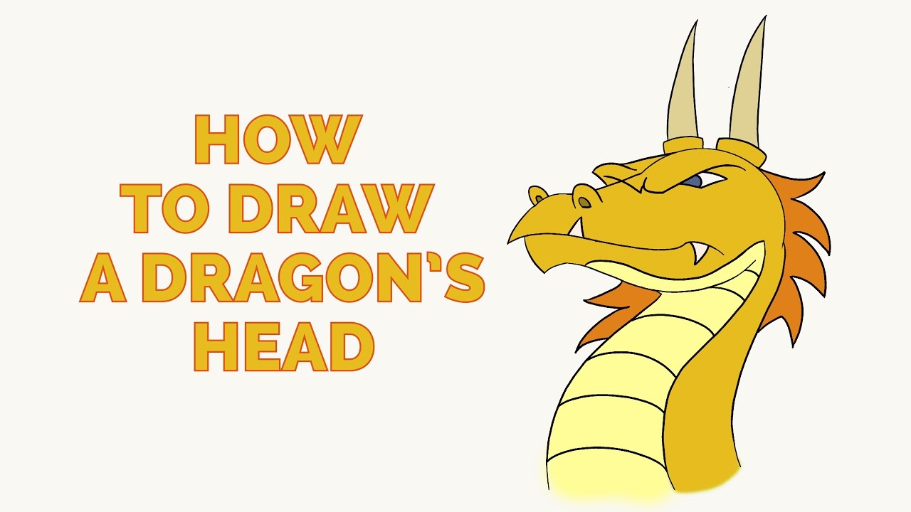 1280x720 How To Draw A Dragon Head In A Few Easy Steps Drawing Tutorial - Chinese Dragon Drawing Tutorial