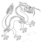 173x176 How To Draw A Chinese Dragon Drawing Tutorial Places To Visit - Chinese Dragon Drawing Tutorial