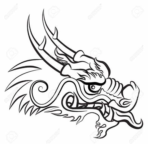 474x462 Chinese Dragon Face Drawing Gtgt - Chinese Dragon Face Drawing