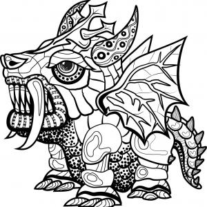 300x300 Chinese Dragon Head Drawing Hd Vector Of Chinese Dragon Head - Chinese Dragon Head Drawing