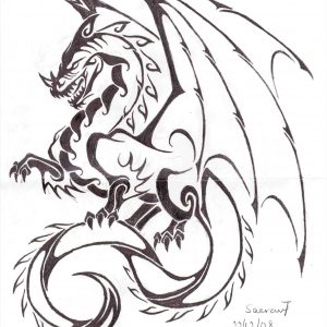 300x300 how to draw a chinese dragon new chinese dragon pencil drawing - Chinese Dragon Pencil Drawings