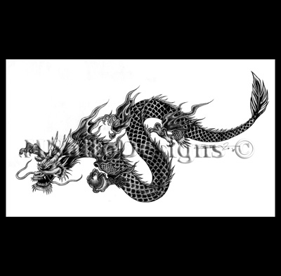 400x392 mnaitodesigns keeping it as real as possible, one drawing - Chinese Dragon Tattoo Drawing