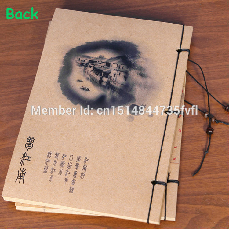 750x750 Vintage Chinese Drawing Paper Sketchbook For Designing And Drawing - Chinese Drawing Books