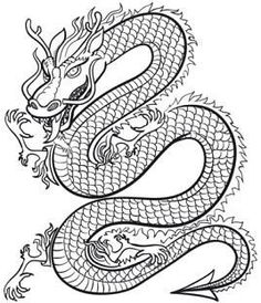 236x274 how to draw chinese dragons with easy step - Chinese Drawing Dragon