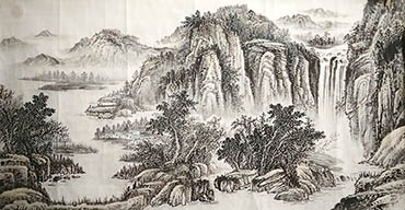 370x192 Chinese Landscape Paintings, Oriental Painting Scrolls With Landscapes - Chinese Drawings