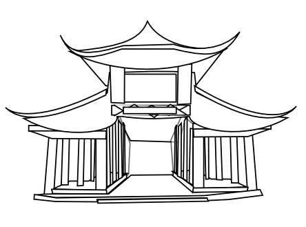 Chinese Flag Drawing