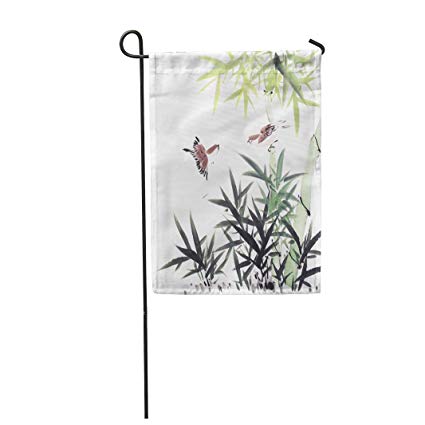 425x425 semtomn garden flag drawing traditional - Chinese Flag Drawing
