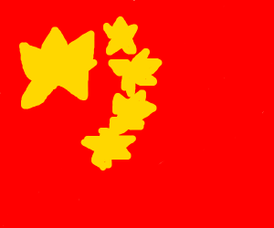300x250 Chinese Flag Drawing - Chinese Flag Drawing