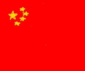 300x250 Chinese Flag Drawing - Chinese Flag Drawing