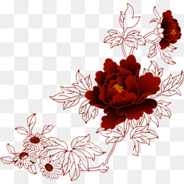 260x260 Drawing Material Png, Vectors, And Clipart For Free Download - Chinese Flower Drawing